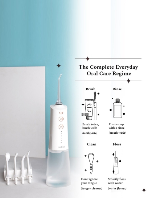 Perfora Wireless & Rechargable Smart Water Flosser - White Gold 002 - Image 5
