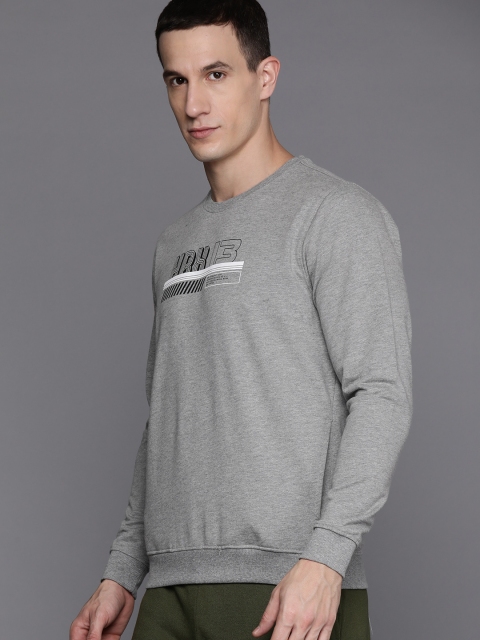 HRX by Hrithik Roshan Brand Logo Printed Round-Neck Sweatshirt - Image 3