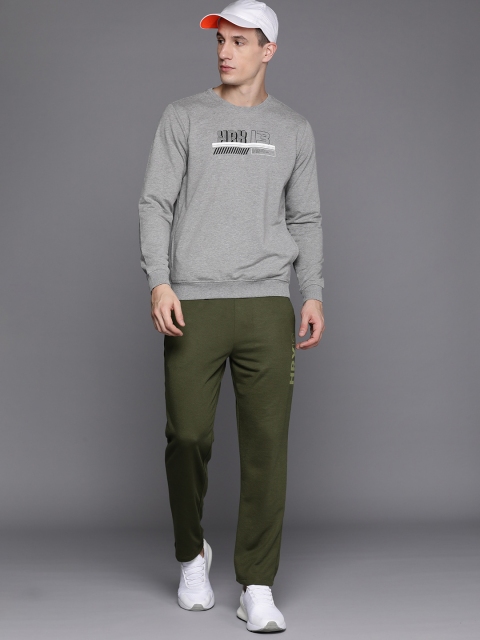 HRX by Hrithik Roshan Brand Logo Printed Round-Neck Sweatshirt - Image 5