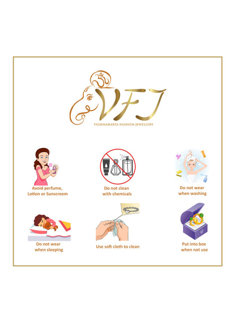 Vighnaharta Gold-Plated Floral Studs Earrings - Image 3