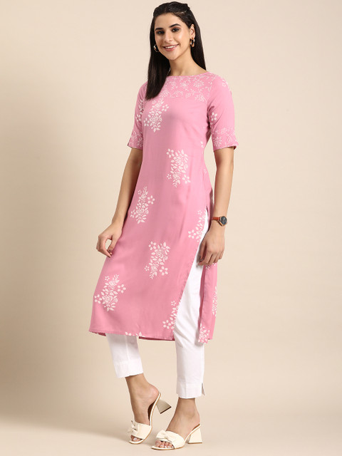 Anouk X fwd Women Floral Printed Kurta - Image 4