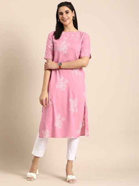 Anouk X fwd Women Floral Printed Kurta - Image 3