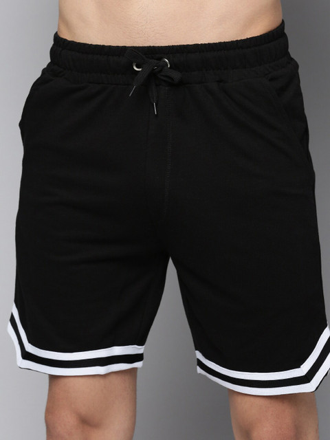 Urban Dog Men Striped Mid-Rise Cotton Sports Shorts - Image 5