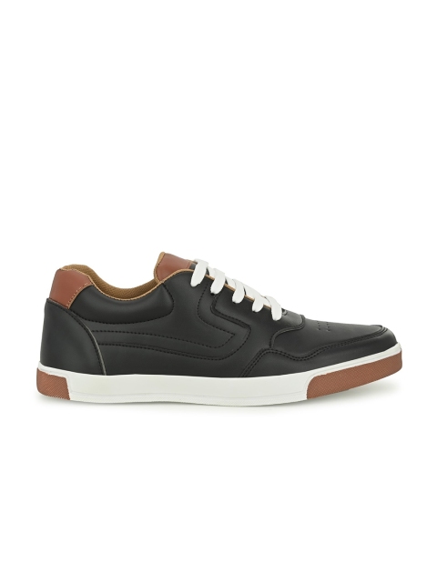 The Roadster Lifestyle Co. Men Black Lightweight Comfort Insole Contrast Sole Sneaker - Image 4