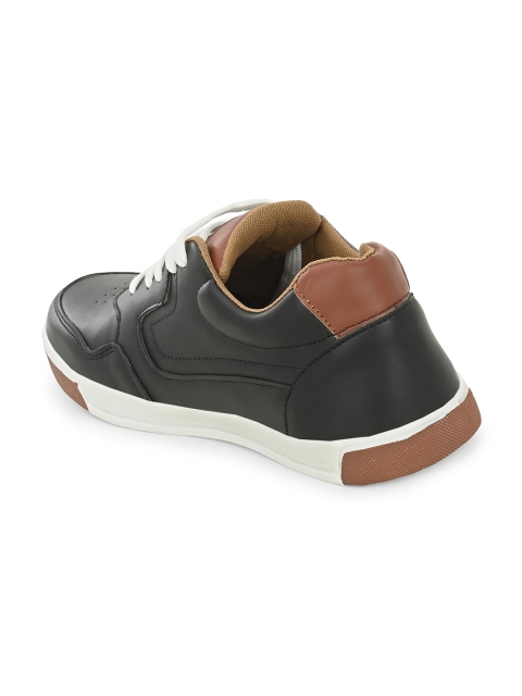The Roadster Lifestyle Co. Men Black Lightweight Comfort Insole Contrast Sole Sneaker - Image 3