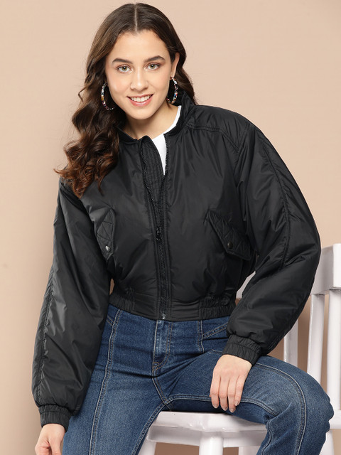 HERE&NOW Solid Bomber Jacket
