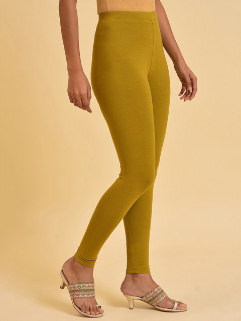 W Green Ankle Length Leggings - Image 2