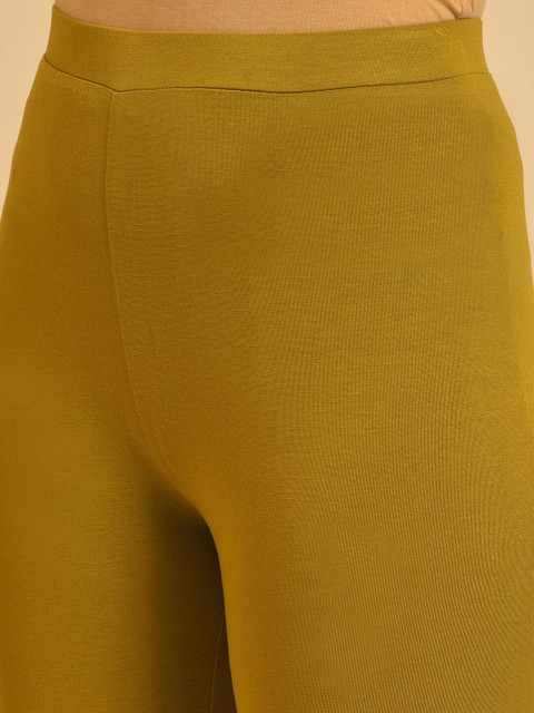 W Green Ankle Length Leggings - Image 6