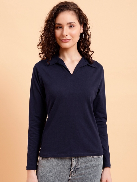 MINT STREET Polo Collar Pure Cotton T-shirt
