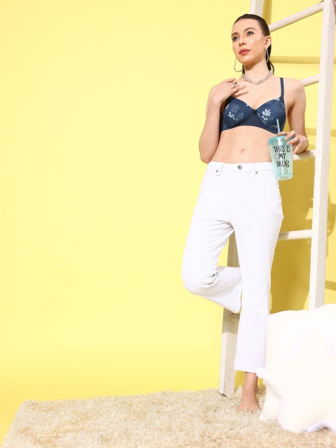 DressBerry Floral Printed Bra - Full Coverage Lightly Padded - Image 6