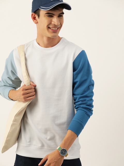 Mast & Harbour Men Solid Sweatshirt