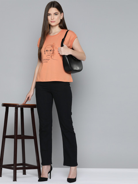 Chemistry Women Straight Fit Stretchable Jeans