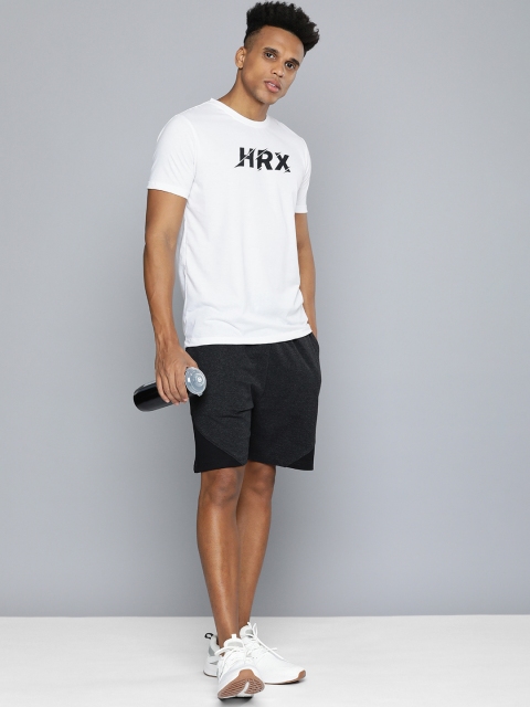 HRX by Hrithik Roshan Men Brand Logo Printed Pure Cotton T-shirt - Image 5