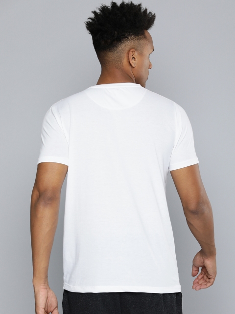 HRX by Hrithik Roshan Men Brand Logo Printed Pure Cotton T-shirt - Image 4