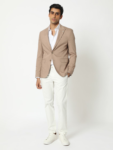 RARE RABBIT Men Maroni Tailored Fit Single-Breasted Blazer - Image 6