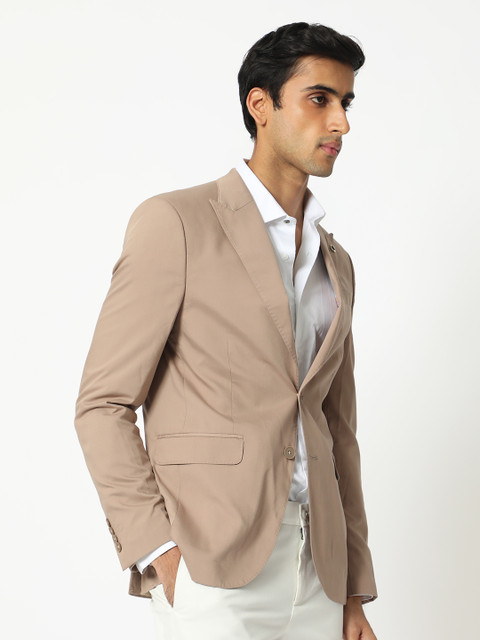 RARE RABBIT Men Maroni Tailored Fit Single-Breasted Blazer - Image 3