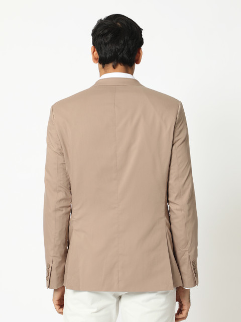 RARE RABBIT Men Maroni Tailored Fit Single-Breasted Blazer - Image 5