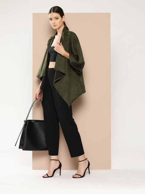 Chemistry Suede Open-Front Coat - Image 5