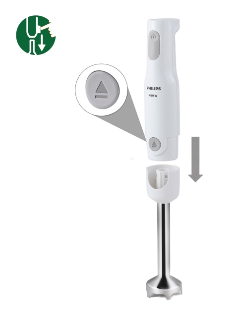 Philips White HL1600 Hand Blender 650 W - Image 2