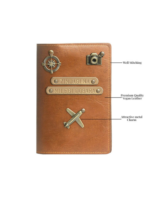 THE MESSY CORNER Printed Vegan Leather Passport Cover - Image 6