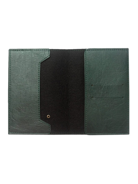 THE MESSY CORNER Embellished Leather Passport Cover - Image 3