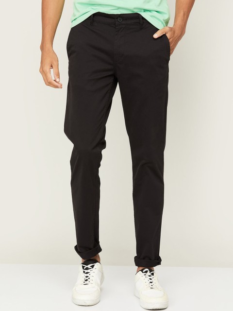 Fame Forever by Lifestyle Men Slim Fit Mid-Rise Chinos Trousers