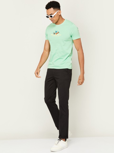 Fame Forever by Lifestyle Men Slim Fit Mid-Rise Chinos Trousers - Image 4