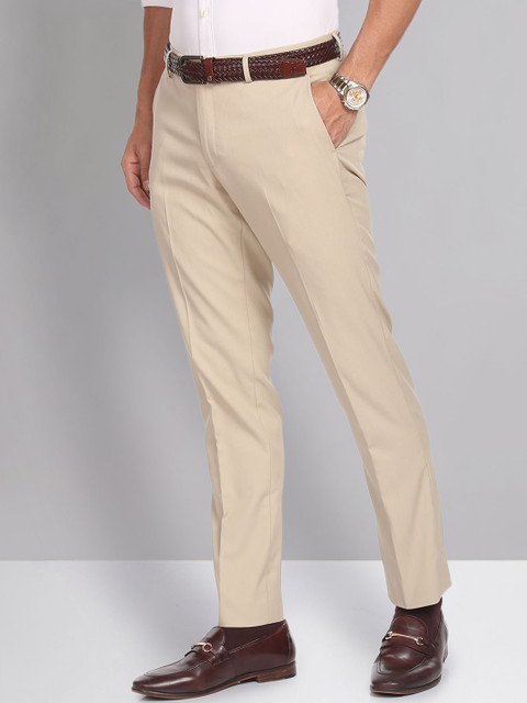 Home niche-market02 46 f578067c a6c6 4483 ad3a fea8a1b8204e1684219963675ADByArvindMenBeigeSlimFitTrousers2