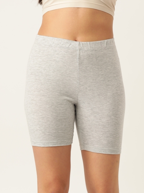 DressBerry Women Solid Mid-Rise Boy Shorts