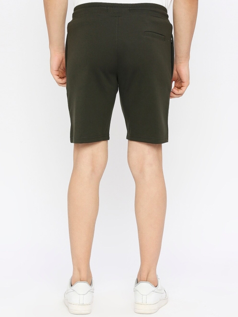 SPYKAR Men Typography Printed Mid Rise Cotton Sports Shorts - Image 4