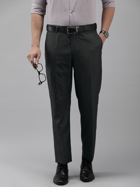 Park Avenue Men Mid-Rise Formal Trousers