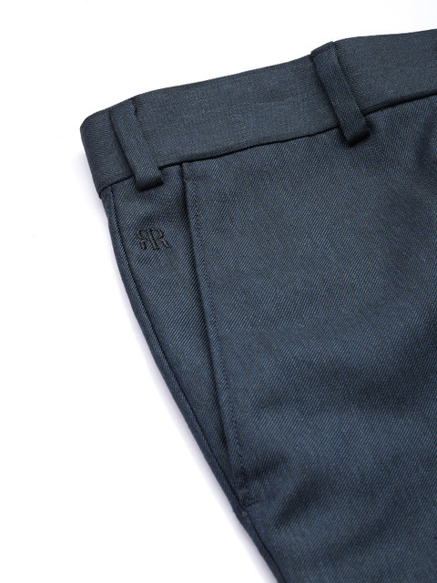 Raymond Men Flat-Front Slim Fit Formal Trousers - Image 6