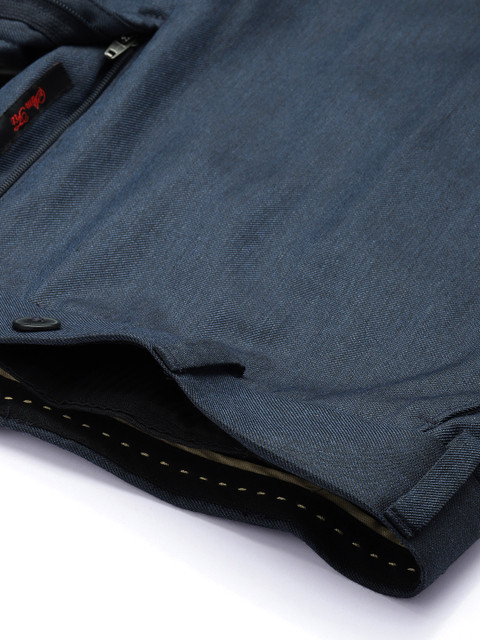 Raymond Men Flat-Front Slim Fit Formal Trousers - Image 8
