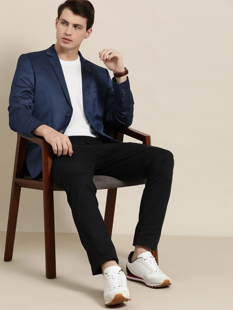 INVICTUS Men Slim Fit Single-Breasted Blazer