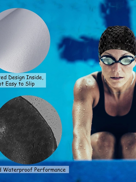 EL REGALO Printed Swim Cap - Image 5