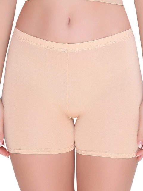 PLUMBURY Women Seamless Mid-Rise Boy Short Brief PL-SHORTS-8083-BG-XS - Image 6