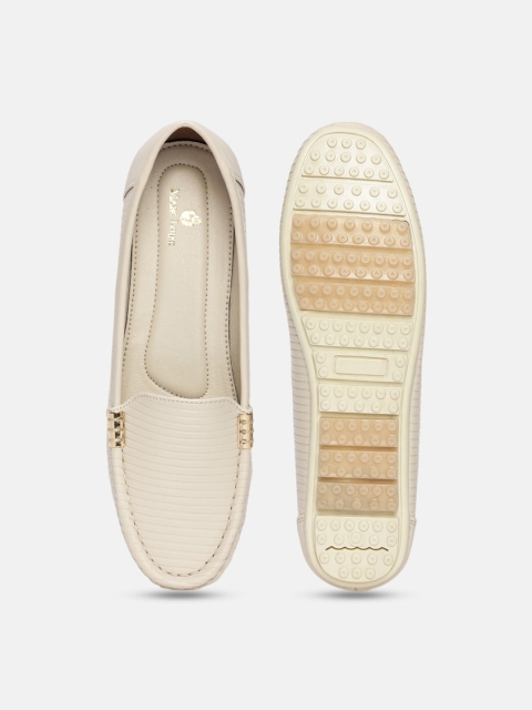 Marc Loire Women Striped Lightweight Loafers - Image 5
