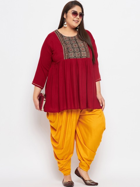 CLORA CREATION PLUS Women Loose-Fit Dhoti Pants - Image 5
