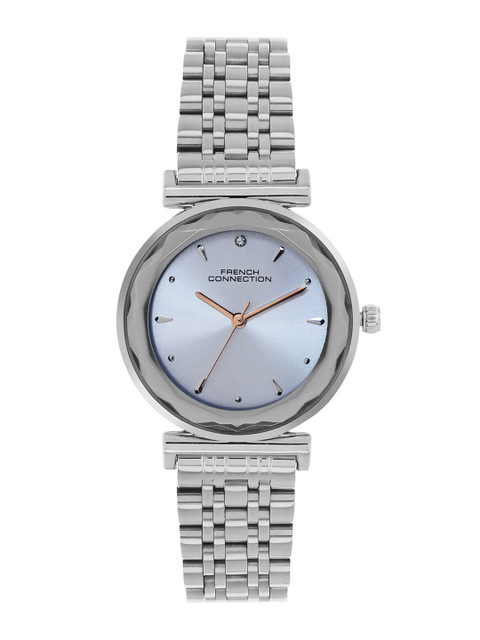 French Connection Women Dial & Stainless Steel Bracelet Style Straps Analogue Watch