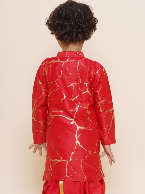 Sethukrishna Boys Mandarin Collar Kurta - Image 5
