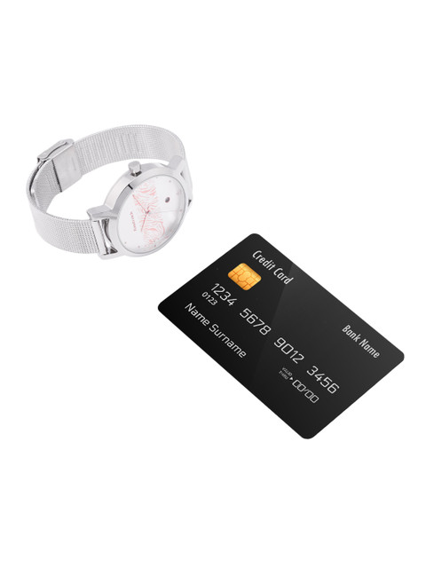 Fastrack Women Printed Dial & Bracelet Style Straps Analogue Watch NR6222SM03 - Image 7