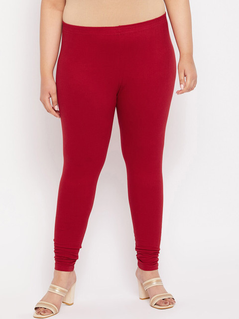 CLORA CREATION PLUS Women Cotton Churidar-Length Leggings