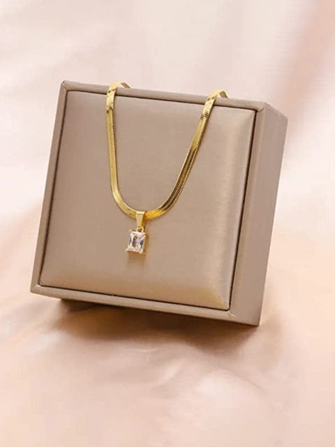 VIEN Gold-Plated Chain With Pendent - Image 2