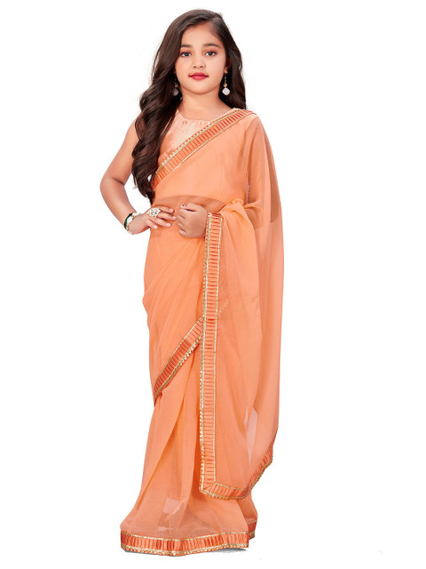 LOOKS AND LIKES Georgette Ready to Wear Saree