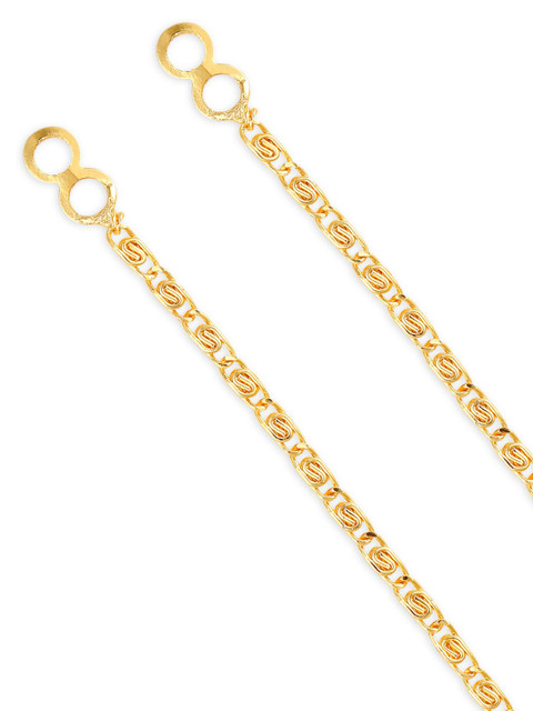 Vighnaharta Gold-Plated Classic Ear Cuff Earrings - Image 2