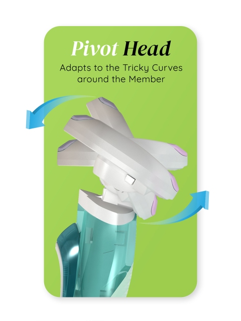 LetsShave Men Body & Groin Razor Blade For Sensitive Skin - Image 3