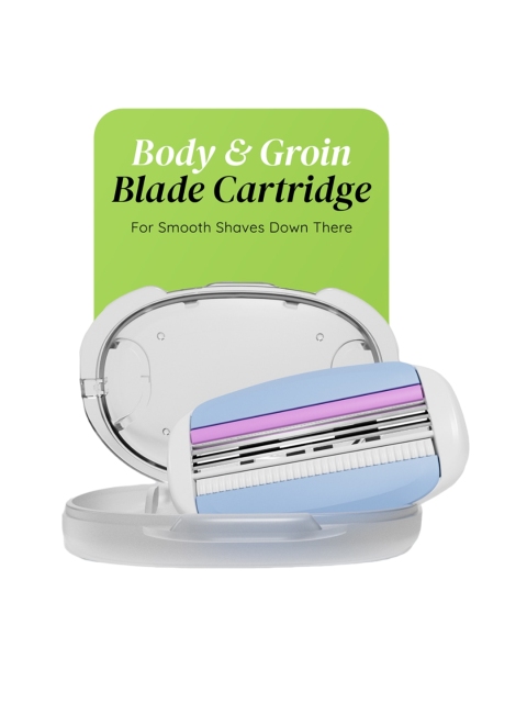 LetsShave Men Set Of 4 Body & Groin Razor Blade For Sensitive Skin - Image 2