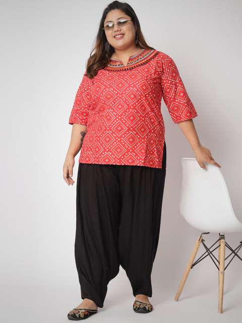 9rasa Women Plus Size Dhoti Salwar - Image 6