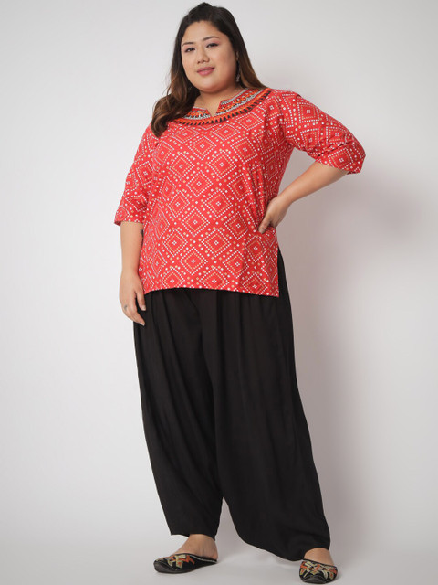 9rasa Women Plus Size Dhoti Salwar - Image 5