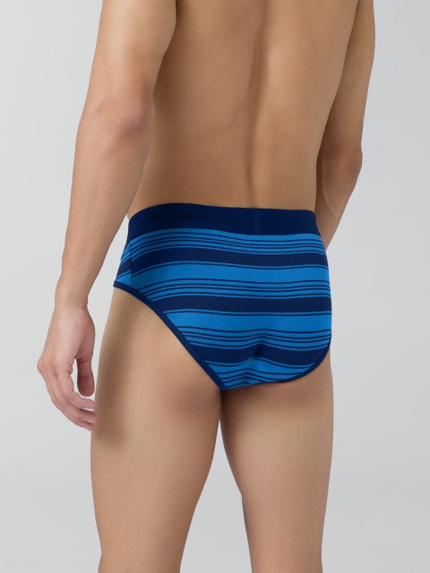 XYXX Men Striped Cotton Basic Briefs XYBRF144 - Image 4